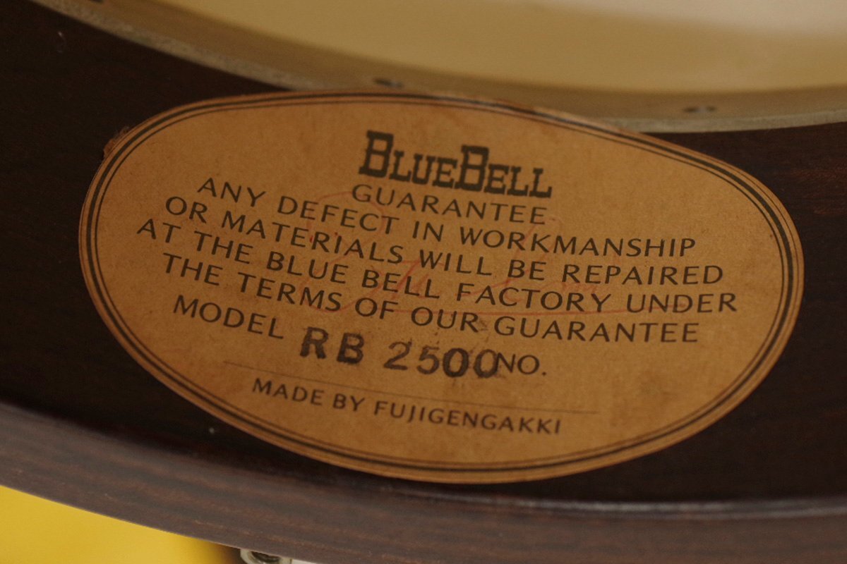 富士弦楽器 フジゲン BLUE BELL RB2500 ブルーベル artist 5弦 バンジョー ジャパンビンテージ 販売當(dāng)時(shí)最上位モデル 現(xiàn)狀渡し