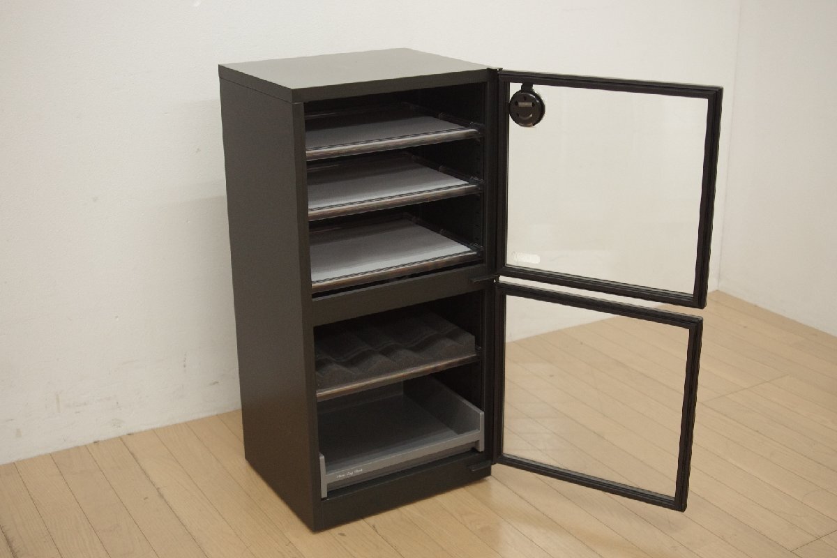 東洋リビング ED-101S 防濕庫 カメラ保管庫 TOYO LIVING オートドライ 防濕保管庫 レンズ カメラ 収納 動作確認済 中古 光觸媒