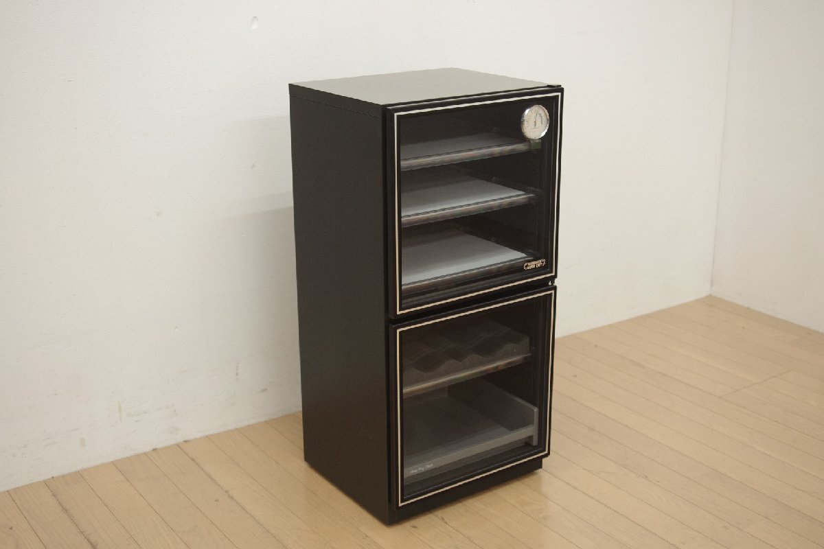 東洋リビング ED-101S 防濕庫 カメラ保管庫 TOYO LIVING オートドライ 防濕保管庫 レンズ カメラ 収納 動作確認済 中古 光觸媒