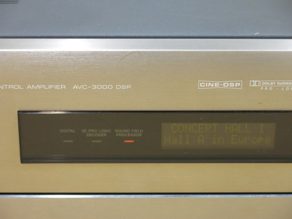YAMAHA AVC-3000DSP DSP/AVコントロールアンプ 音出し可能も難點(diǎn)多 ジャンク扱い (ヤマハ)