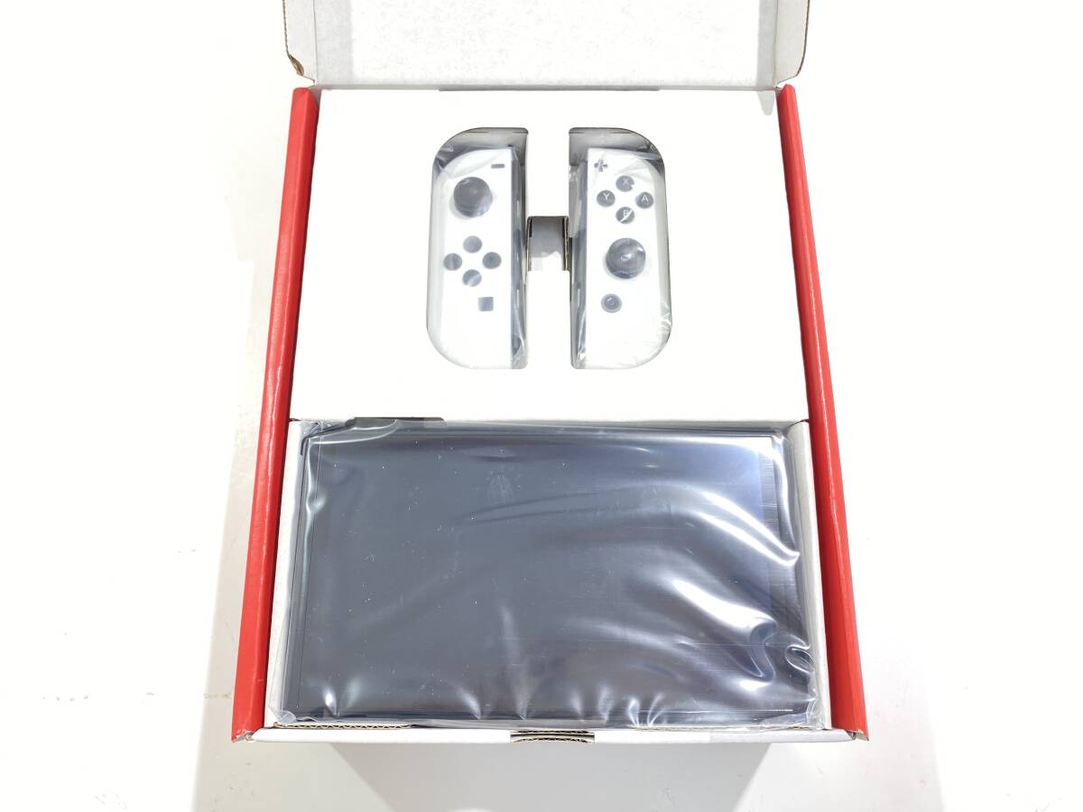 1円スタート 未使用品 Nintendo Switch 有機ELモデル 店舗印有