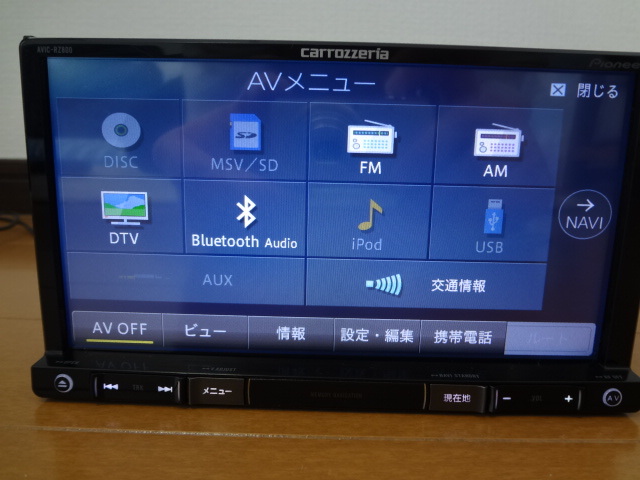 パイオニア AVIC-RZ800-D　（RZ900）　カーナビゲーション Yahoo!オークション - パイオニア 楽ナビ AVIC-RZ800-D (RZ900