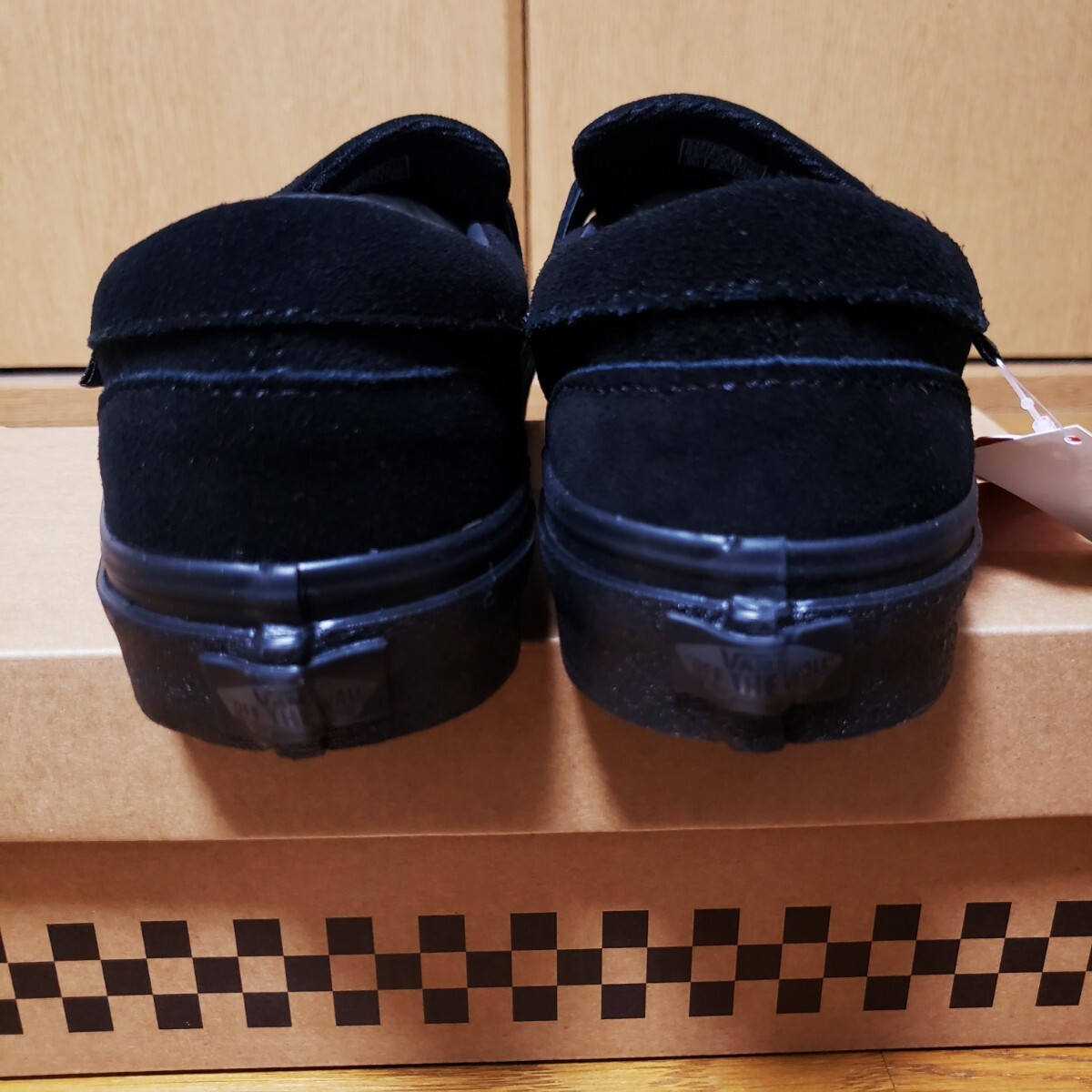 Nakido　VANS ブラックローファーV196CF24.5cm Nakido VANS ブラックローファーV196CF24.5cm VANS】 ヴァンズ