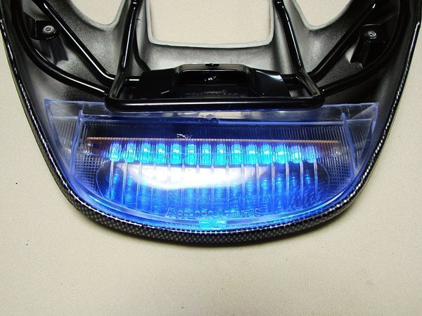 送料格安 ライブディオZX AF34 AF35 リアスポイラー用ブルーLEDテールランプ スマートディオ Z4 AF63 AF57 Dio ストップランプ ブレーキ