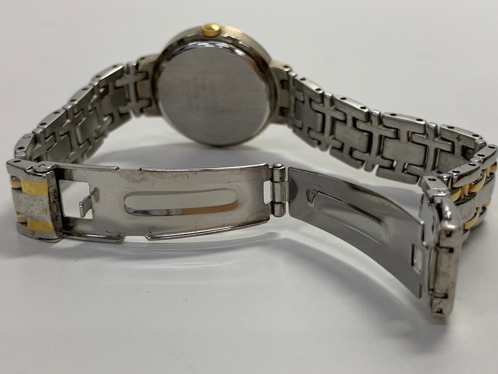 ユンハンス JUNGHANS レディースクオーツ 腕時計 【中古/動作未確認(rèn)】ゴールド×シルバー ブランド 箱付き GIN51567