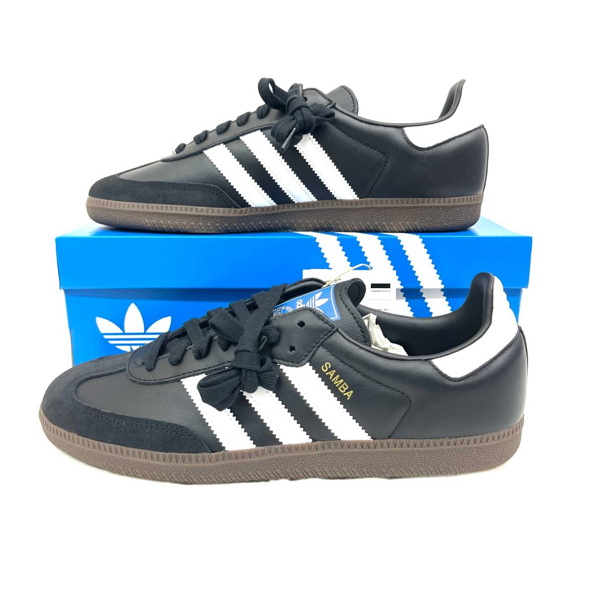 ☆未使用☆adidas SANBA OG アディダス サンバ ブラック×ホワイト 27㎝ US9 人気 スニーカー（SMR8884SM）