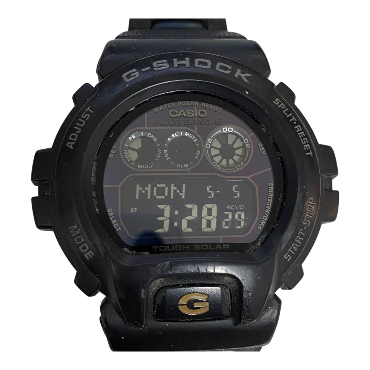 【中古品】 CASIO カシオ G-SHOCK Gショック タフソーラー GW-6900BC ブラック メンズ 腕時計 ウォッチ 本體のみ W89418RD