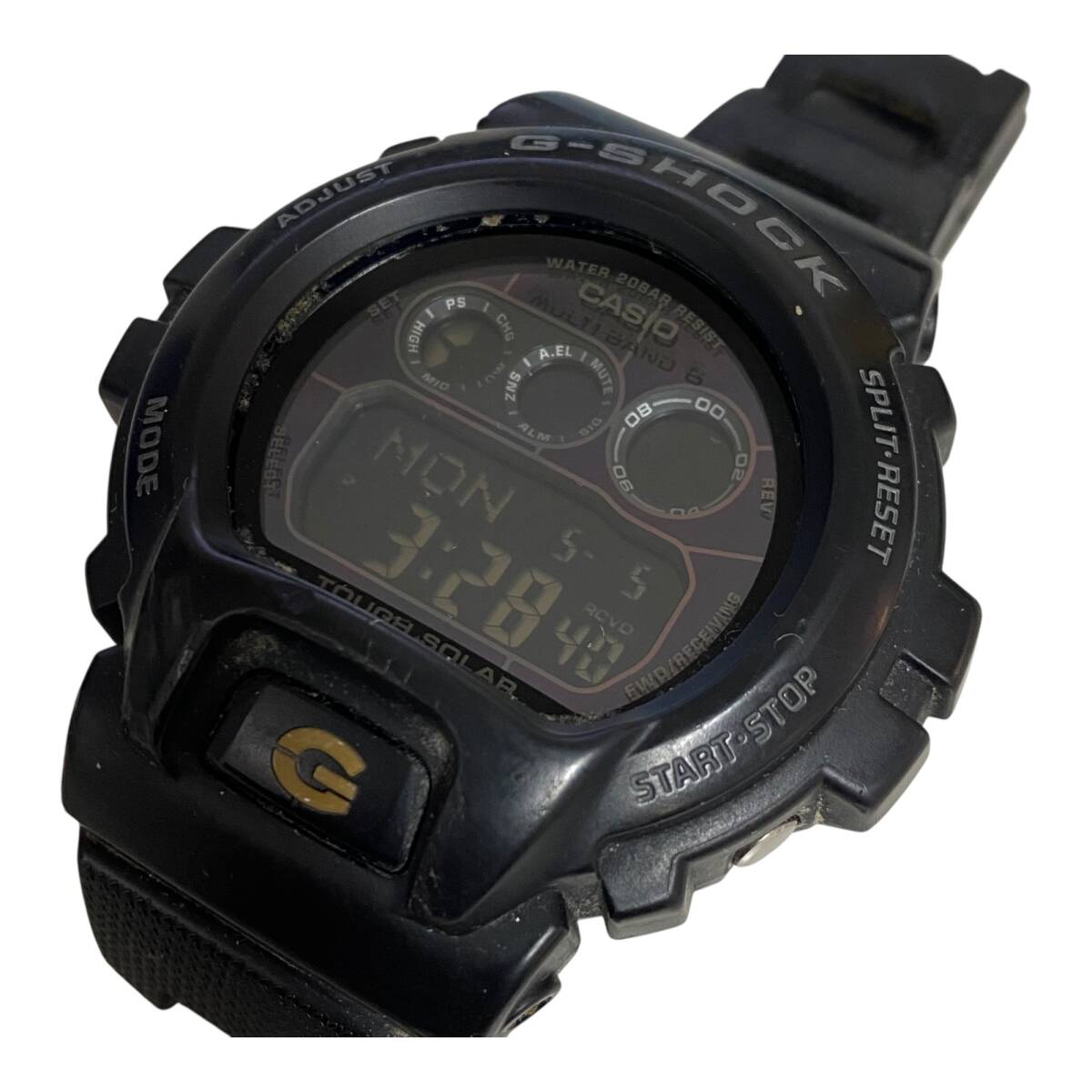 【中古品】 CASIO カシオ G-SHOCK Gショック タフソーラー GW-6900BC ブラック メンズ 腕時計 ウォッチ 本體のみ W89418RD