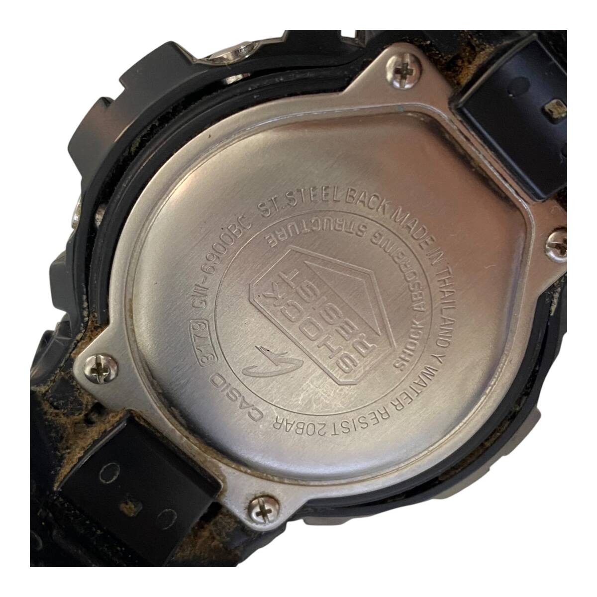 【中古品】 CASIO カシオ G-SHOCK Gショック タフソーラー GW-6900BC ブラック メンズ 腕時計 ウォッチ 本體のみ W89418RD