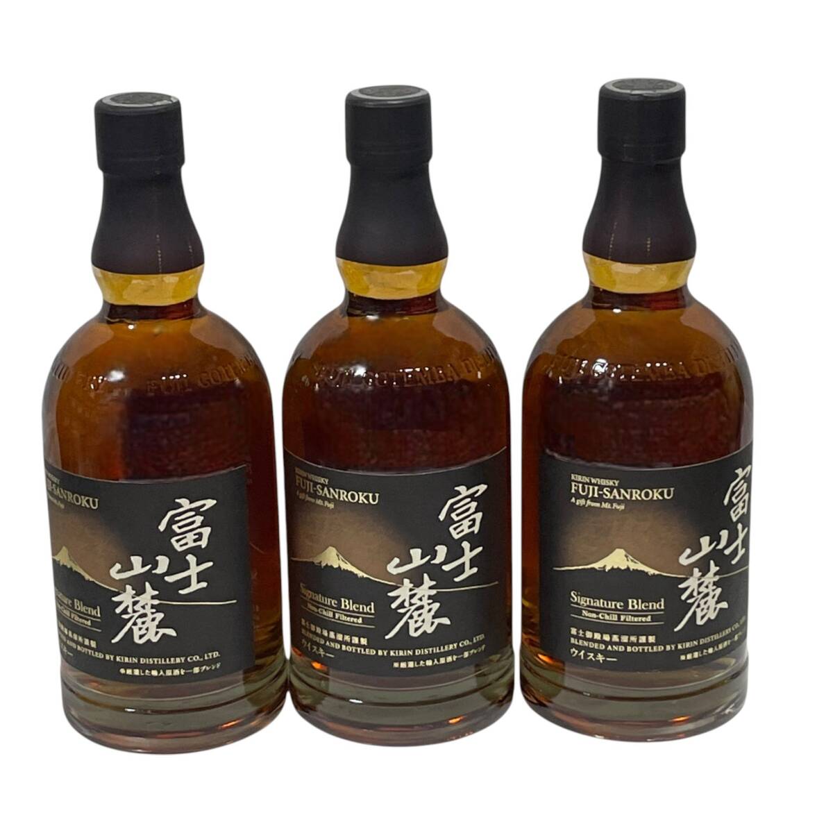 ◆未開栓◆ KIRIN WHISKY 富士山麓 SignatureBlend 700ml 50％ ウイスキー 3本セット◆配送先：神奈川県限定◆ お酒 P89775NL