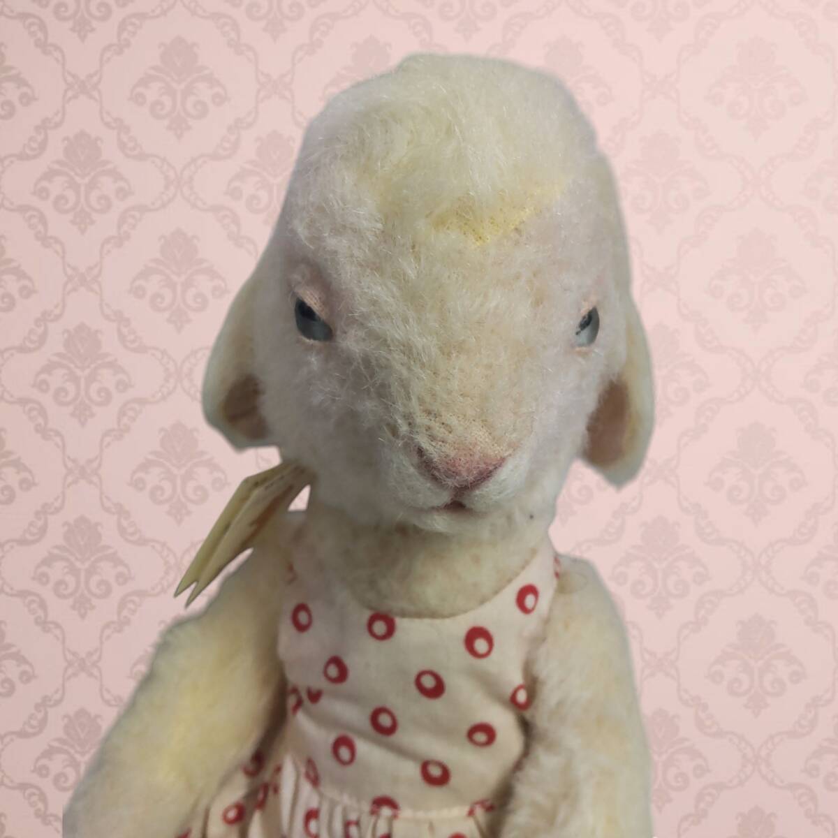 ◎保管品◎ 日本人作家さん Marilyn Whim Bear 大國 早苗 人気の羊 32cm ぬいぐるみ tsuW88286CO