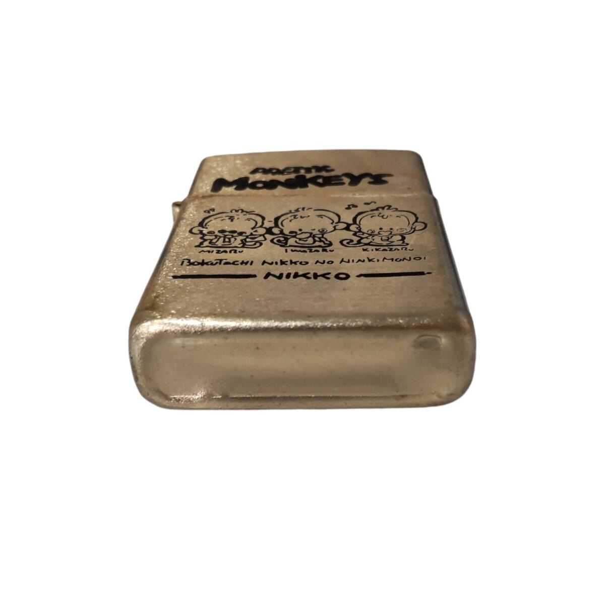 【中古品】 ライター 喫煙グッズ コレクション 動物 キャラクター 日光 猿 MONKEYS NIKKO S67544RL