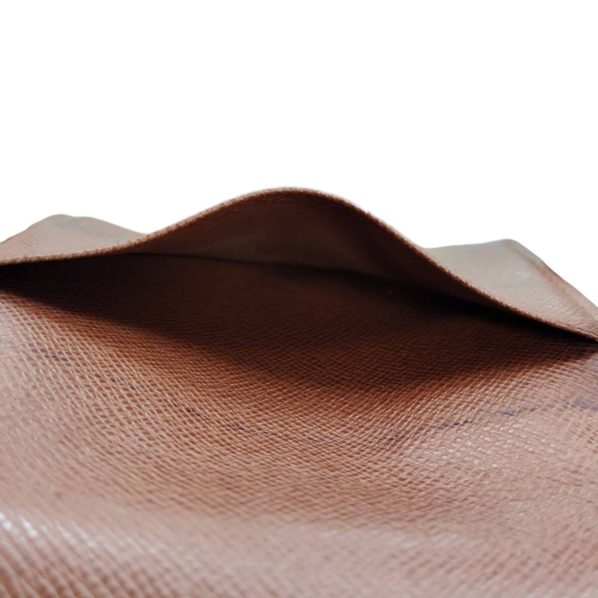 【中古品】LOUIS VUITTON ルイヴィトン LV モノグラム カードケース ホック付き スナップ開閉 ブラウン T60926 A89945RK_画像9