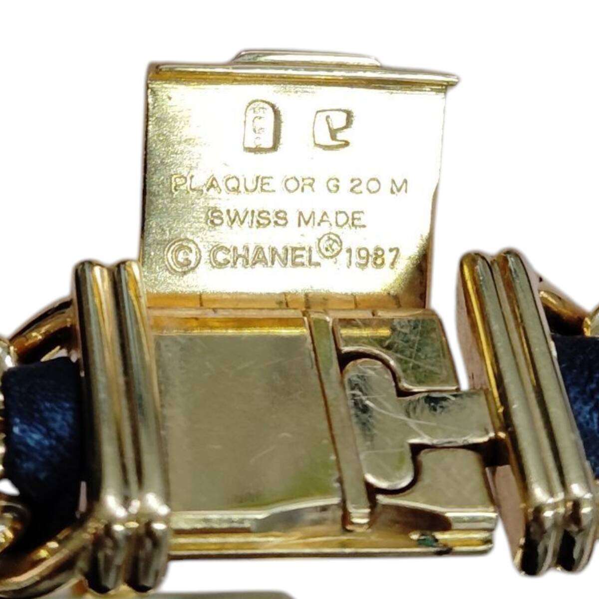 【中古品】 CHANEL シャネル プルミエール ブラック文字盤(pán) クォーツ レディース 時(shí)計(jì) ウォレット ケース付 W88873RD