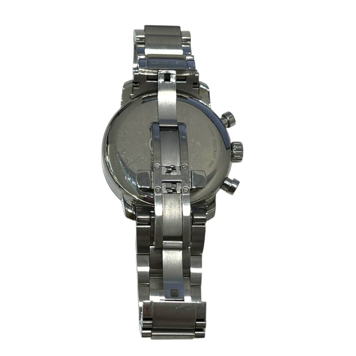 ■中古品■Calvin Klein カルバンクライン CK 腕時(shí)計(jì) K2G 271 ホワイト×シルバー絙色 本體のみ クォーツ IYE2114Z