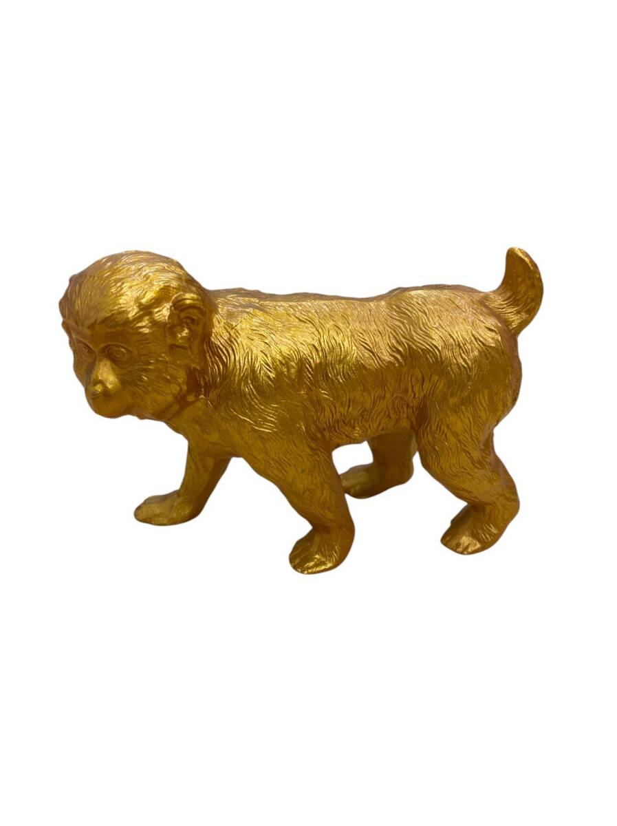 美術(shù)工蕓 猿 日展作家 村田宏 伝統(tǒng)工蕓品 オブジェ 置物 中古美品 SKH4913