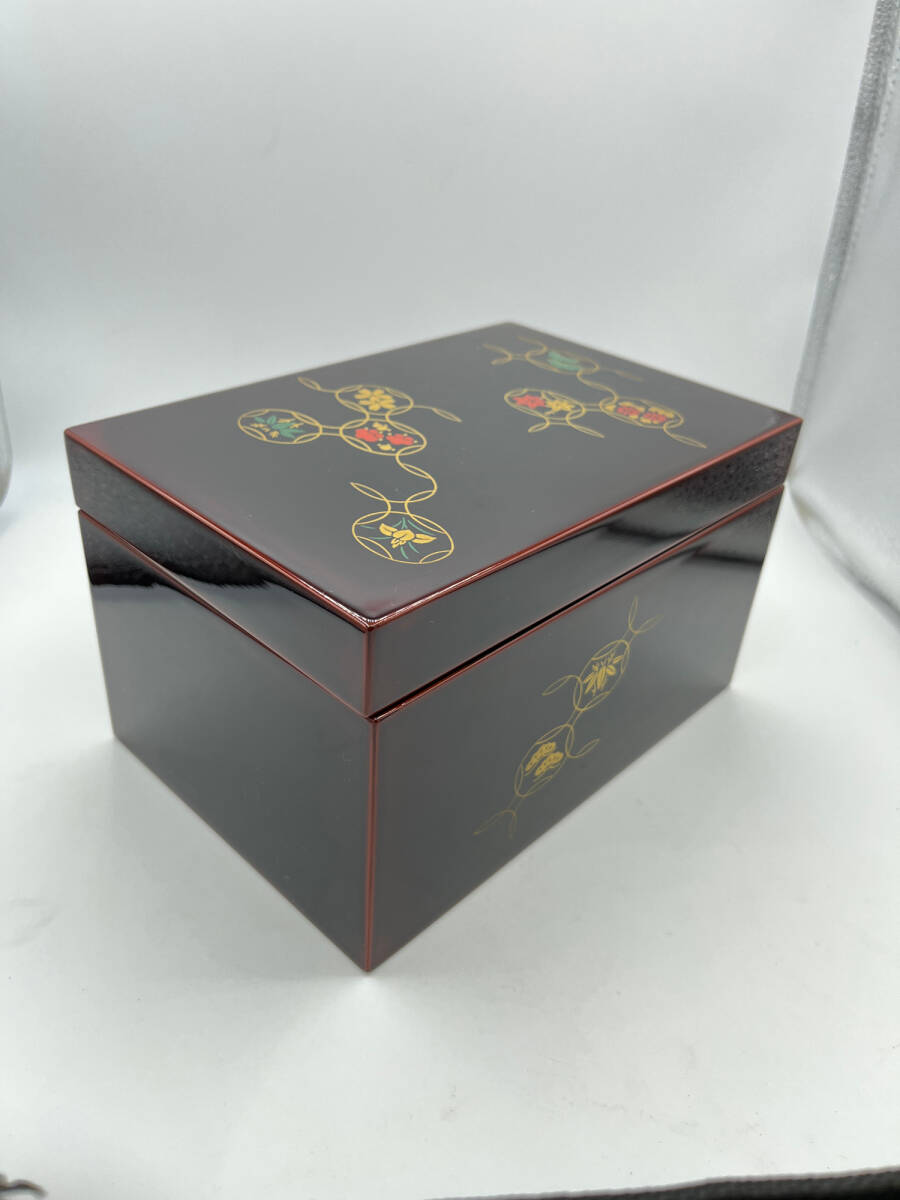 ■中古品■四秀七寶 茶器 セット 茶箱 熘真涂 箱付き 和食器 ZE3751Z