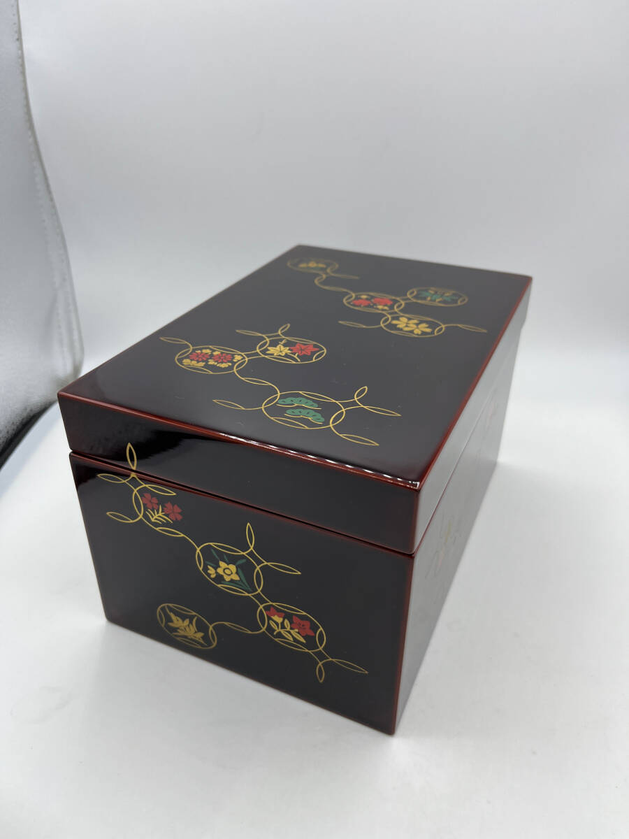 ■中古品■四秀七寶 茶器 セット 茶箱 熘真涂 箱付き 和食器 ZE3751Z