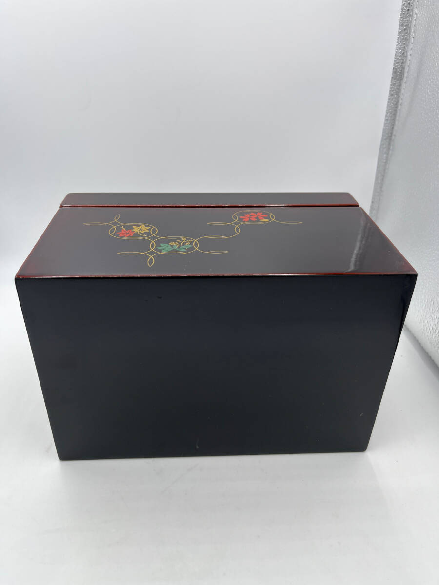■中古品■四秀七寶 茶器 セット 茶箱 熘真涂 箱付き 和食器 ZE3751Z