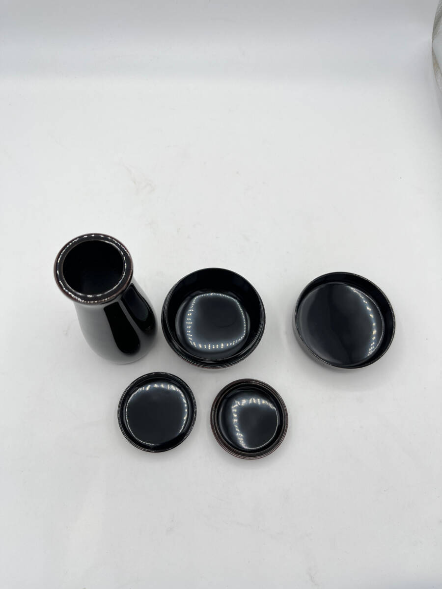 ■中古品■四秀七寶 茶器 セット 茶箱 熘真涂 箱付き 和食器 ZE3751Z