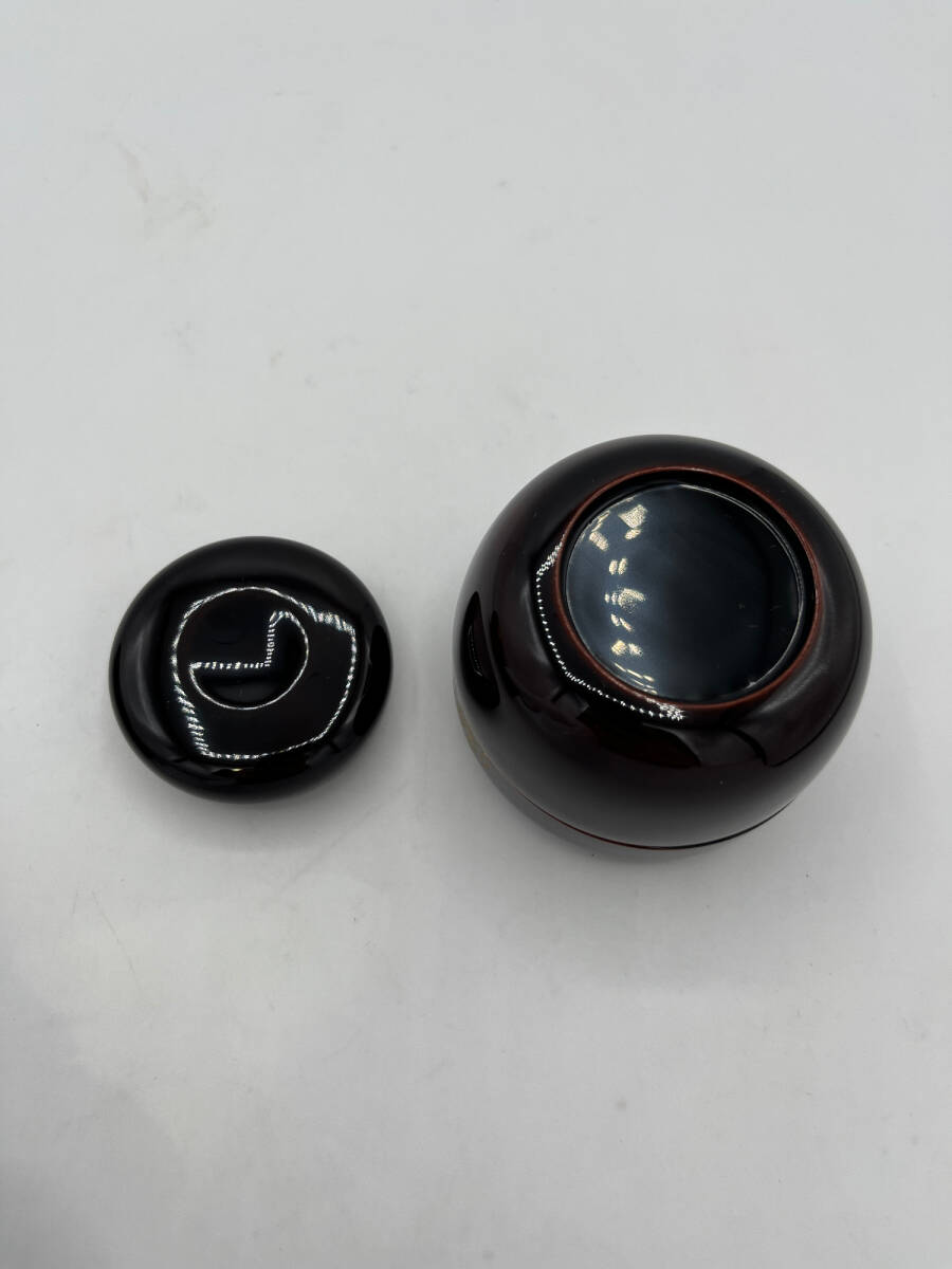 ■中古品■四秀七寶 茶器 セット 茶箱 熘真涂 箱付き 和食器 ZE3751Z