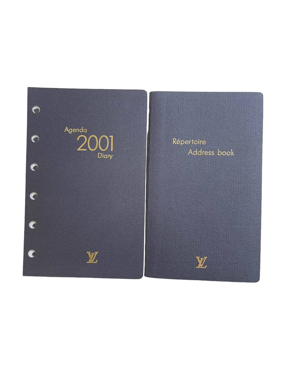 未使用 ルイヴィトン LOUIS VUITTON アジェンダ 手帳用 2001年 リフィル メモ帳 A41971RK