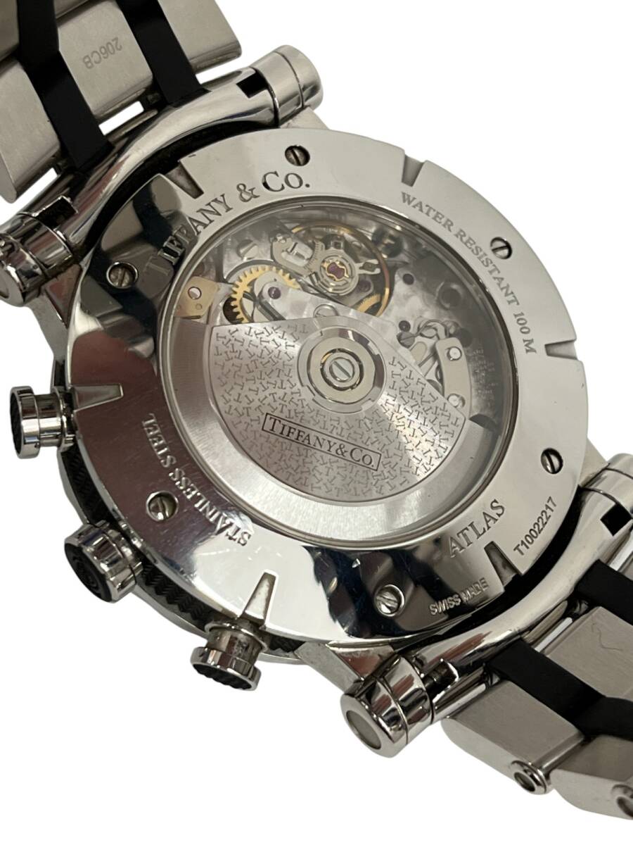 【中古品】Tiffany&Co ティファニー アトラスクロノ Z1000.82.12A10A00A メンズ 時計 STG2969