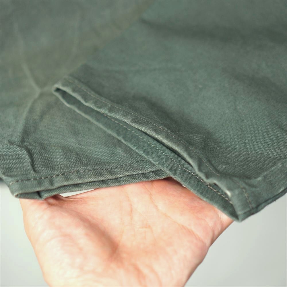 70s80s ビンテージ ユーロ ワークジャケット プルオーバー トップス フック スモック _画像8