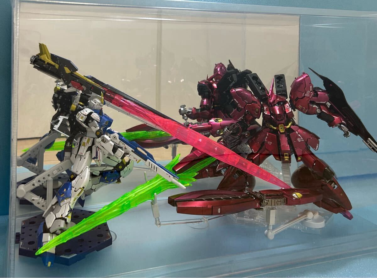 完成品/全塗装】RG νガンダム サザビー FFセット パール＆キャンディ