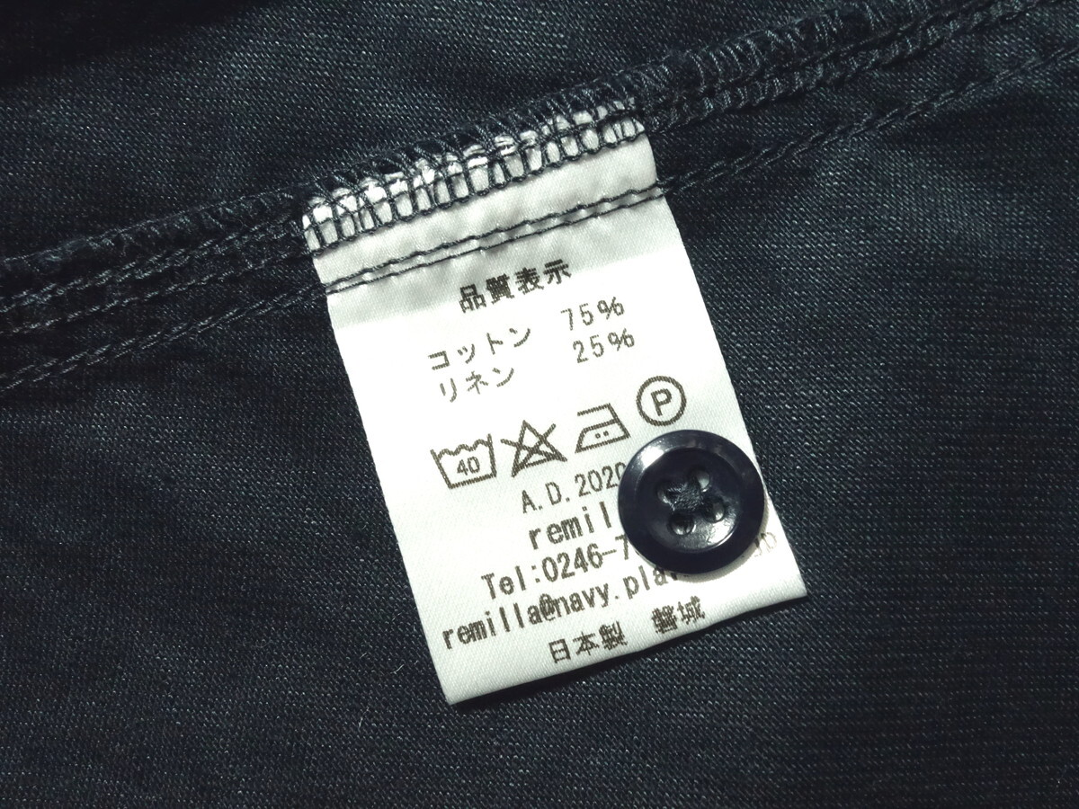 LIBE BRAND UNIVS. ライブ ブランド ユニバース × REMILLA レミーラ 【L&R DOUBLE BUTTON SHIRTS ダブルボタン シャツ Lサイズ】 リネン