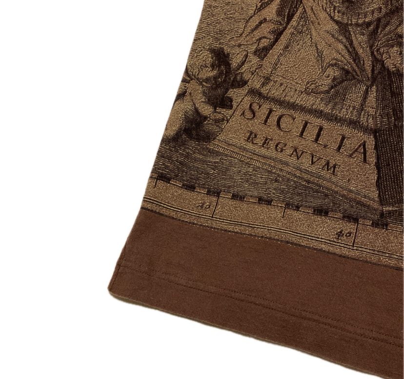 春夏メンズ DOLCE&GABBANA 圣母マリア 天使 プリント ストレッチコットン オーバーシルエット クルーネック 半袖 Tシャツ