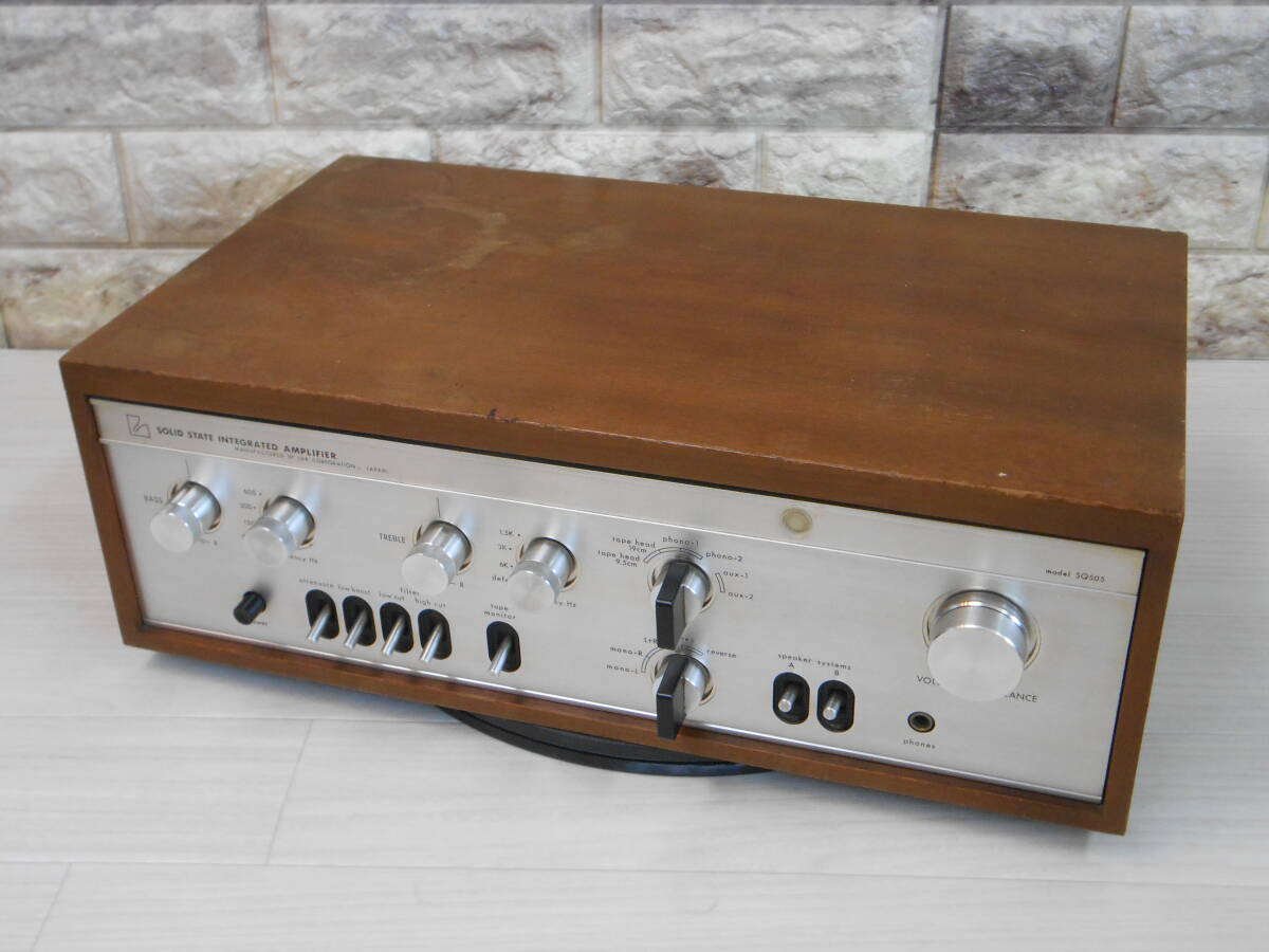 【LUXMAN/ラックスマン】プリメインアンプ　SQ505 （ジャンク）　管理番號(hào)inb