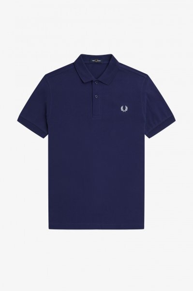  новый товар мужской рубашка-поло FRED Fred Perry короткий рукав футболка простой темно синий M