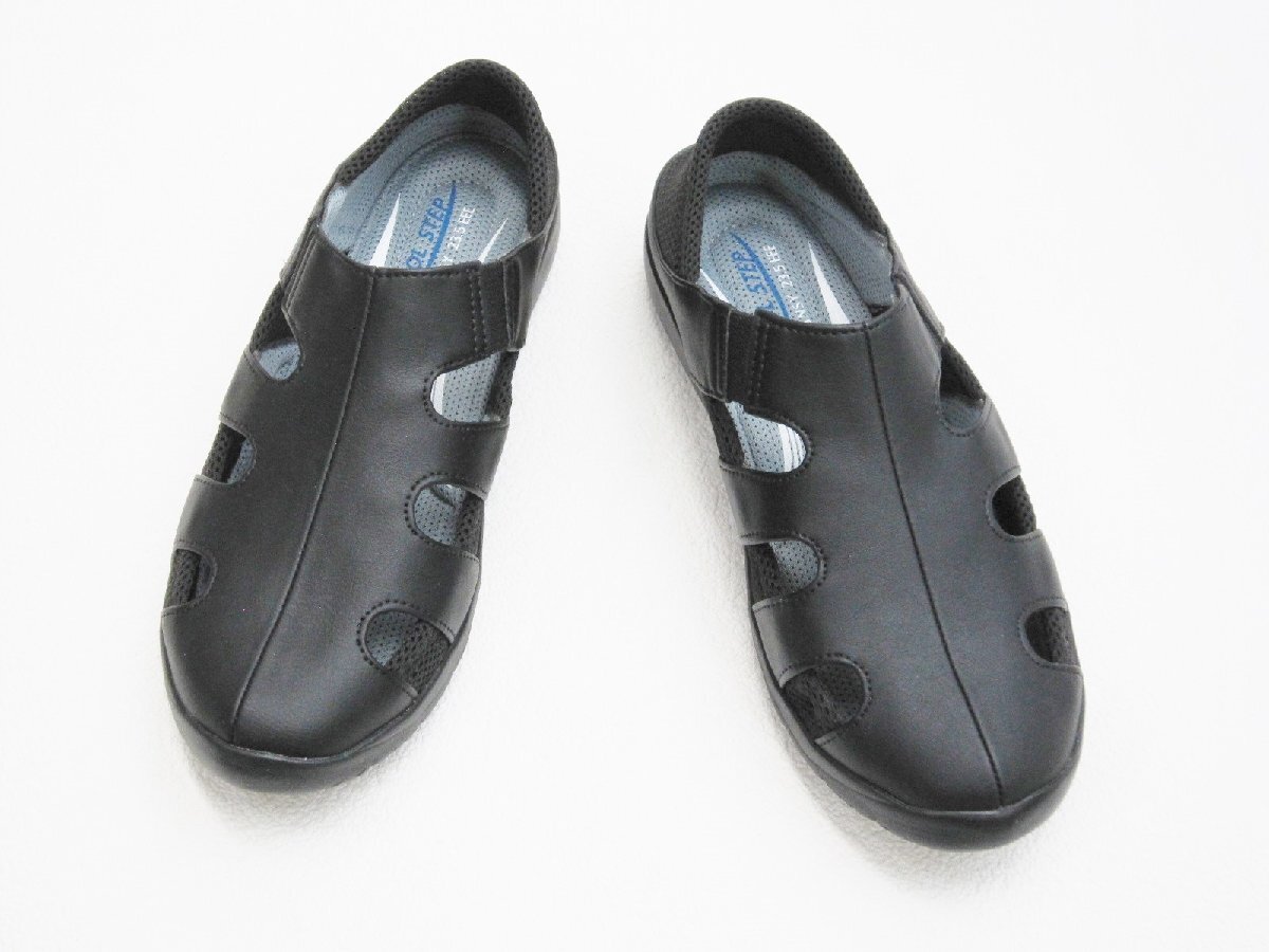 ★22%OFF~ Pansy パンジー COOL STEP 3E 2WAY 通気性 ダブルストレッチメッシュ サマー【婦人 レディース】Laシューズ 黒 24.0cm 3フ_画像2