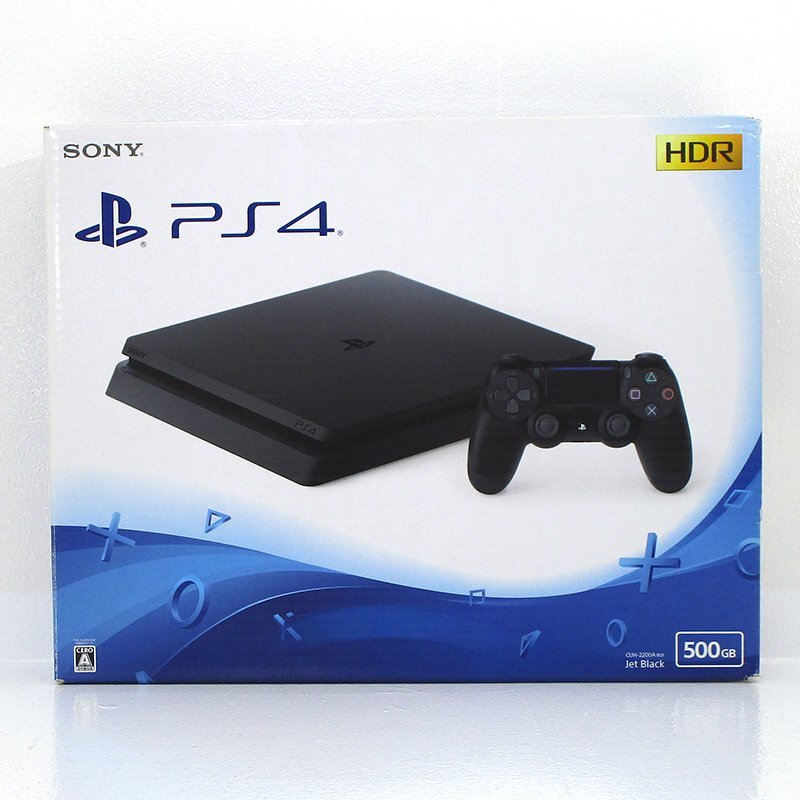 【GINGER掲載商品】 ☆中古☆PlayStation4 本体 ジェット・ブラック 500GB CUH-2200A PS4本体