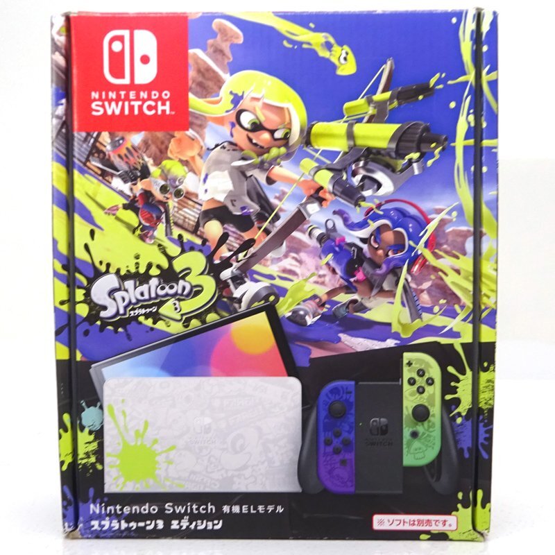任天堂Switch スプラトゥーンコラボ本体 HAC-001 25113(YM)