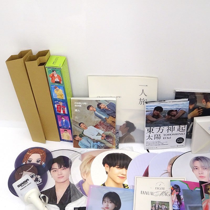 ☆ジャンク☆K-POP アイドル グッズ 大量まとめ売り うちわ ペン