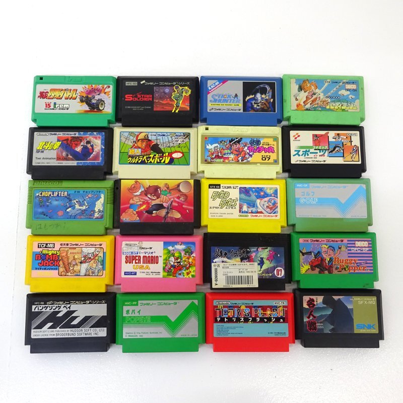 ジャンク】 ファミコン ソフト カセット 大量 セット 16本