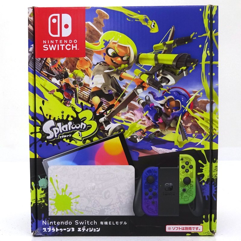 全国送料無料ギフト ☆中古☆Nintendo Switch スプラトゥーン3エディション 本体 家庭用ゲーム機本体