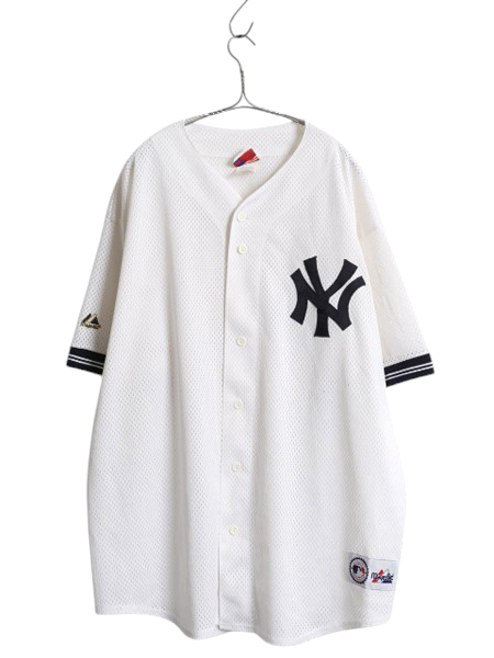 USA производства yan Keith Baseball рубашка мужской XXL / MLB официальный majestic большой Lee g форма большой размер рубашка с коротким рукавом 