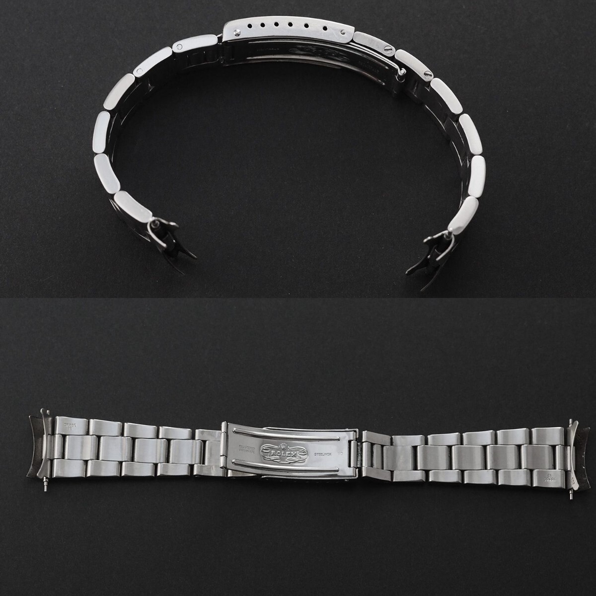 高い信頼 厚い信頼 ROLEX ハードブレス 純正 ロレックス 557 弓カン 78350 19mm ベルト、ブレスレット