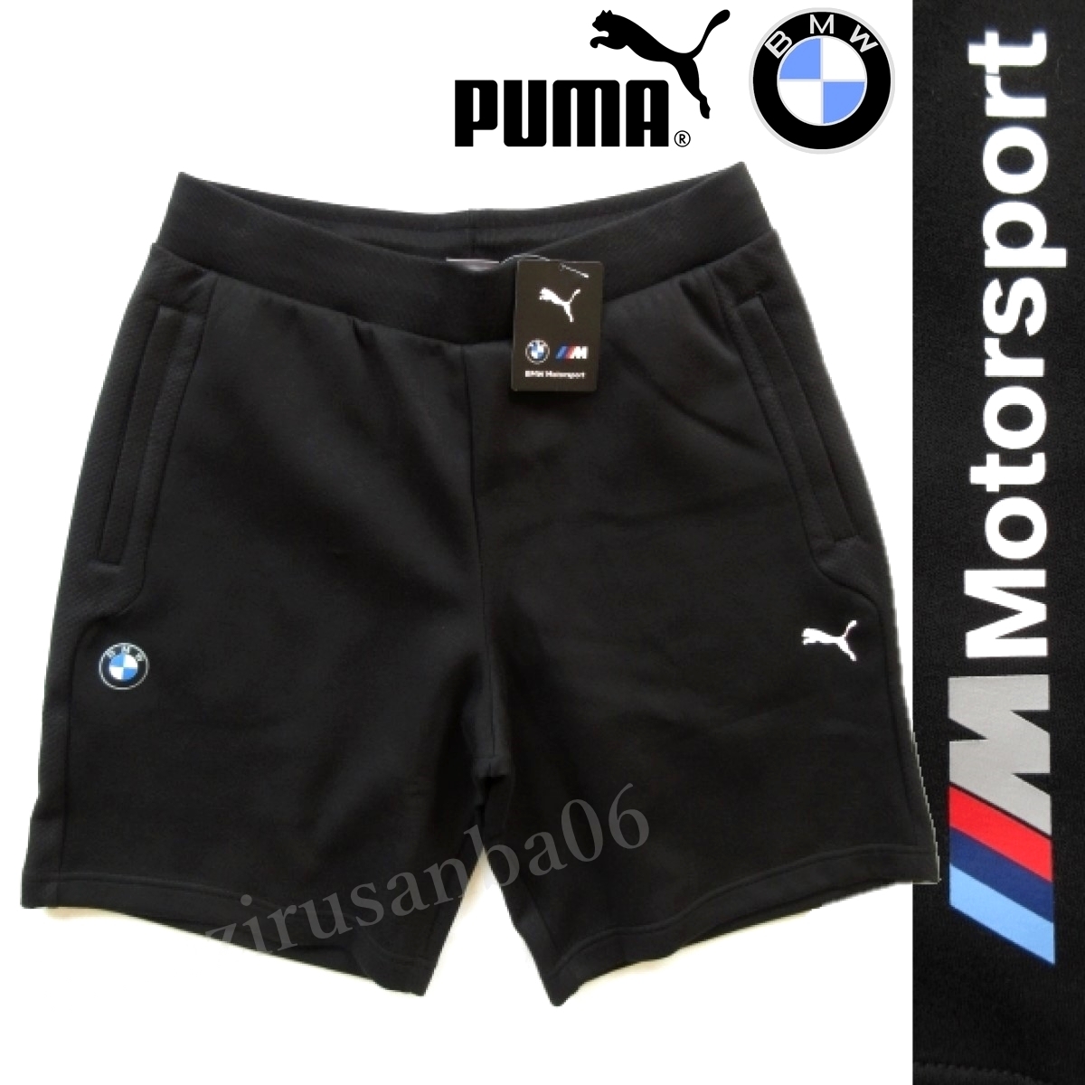 US/XL 日本XXL相當(dāng)◆未使用 定価8,250円 プーマ PUMA×BMW コラボ スウェット ハーフパンツ BMWコレクション モータースポーツ 599523
