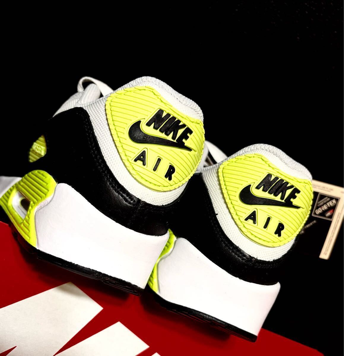 ☆送料込■新品26.5cm■ナイキ エア マックス90 ゴアテックス AIR MAX 90 GORE-TEX サミットホワイト/ボルト【定価.20130円】
