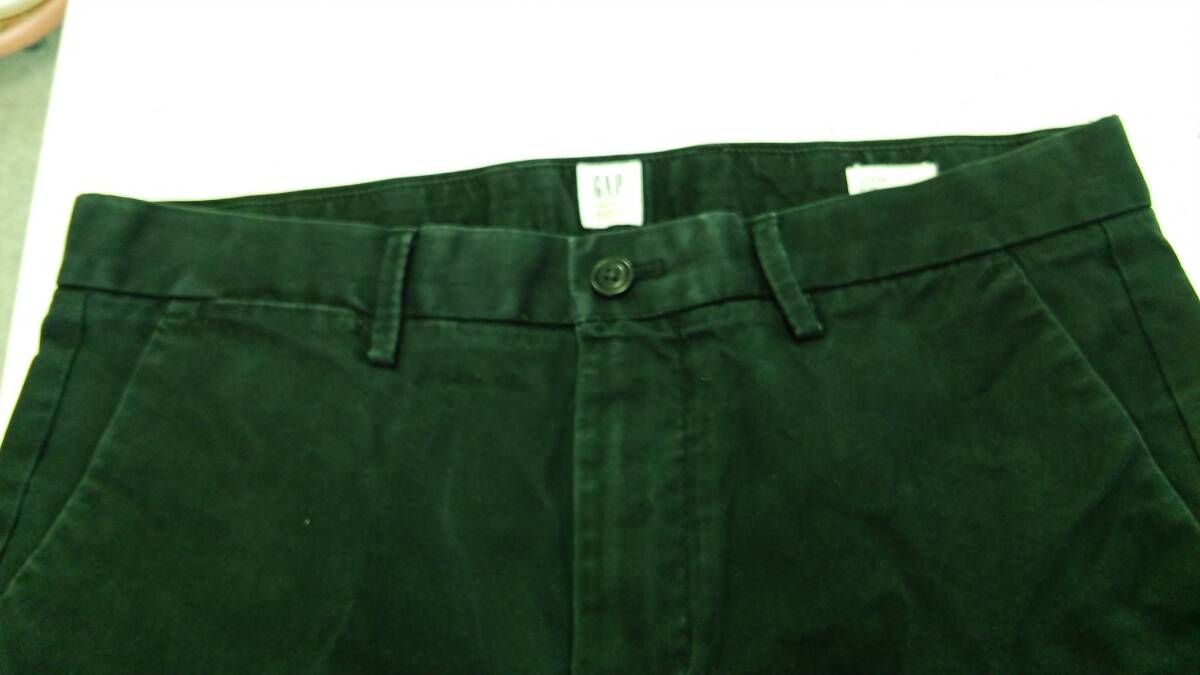GAP チノパン　32-30　ブラック　