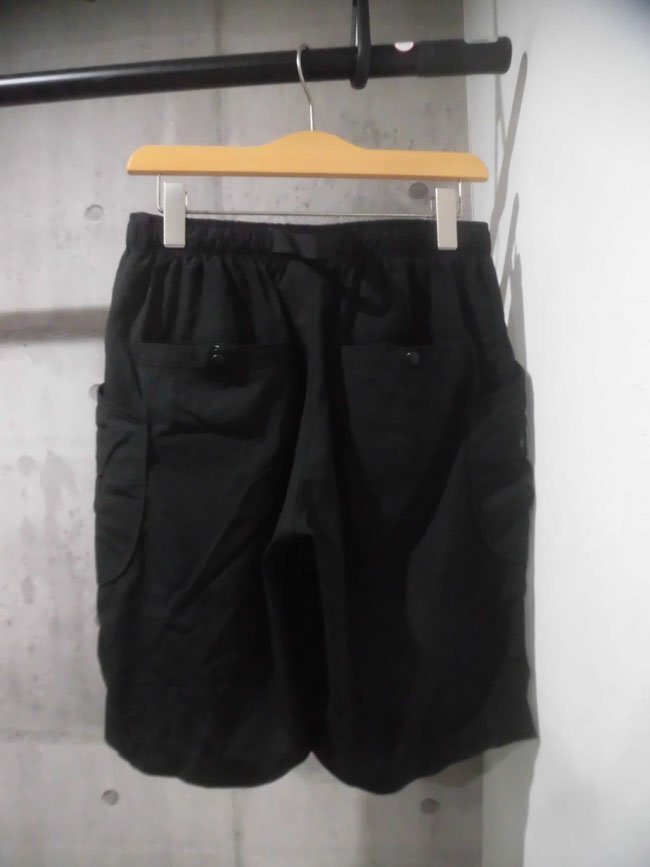 gym master ジムマスター Comfy Nylon ドロップポケットショーツ M/吸汗速干 ストレッチ ナイロン ショートパンツ/黒/G421634/メンズ