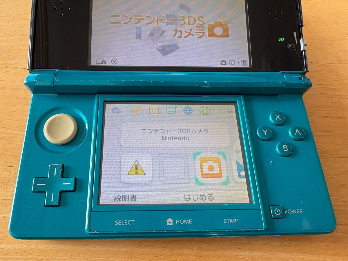 Nintendo ニンテンドー3DS 本体のみ 初期化済 アクアブルー