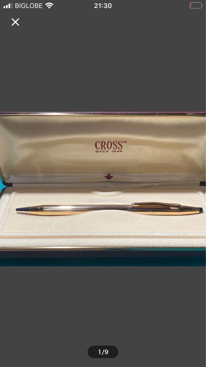 CROSS クロス クラシックセンチュリー 14金張 ボールペン 刻印あり_画像1