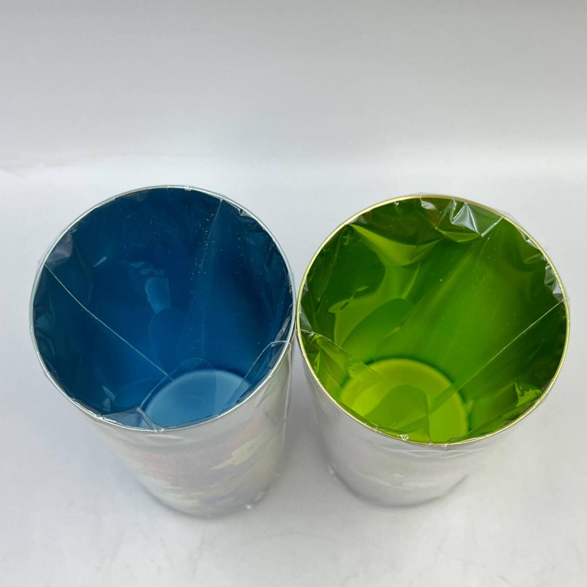 J2171★未使用 HORIE 純チタン二重タンブラー グラス ペア 桜