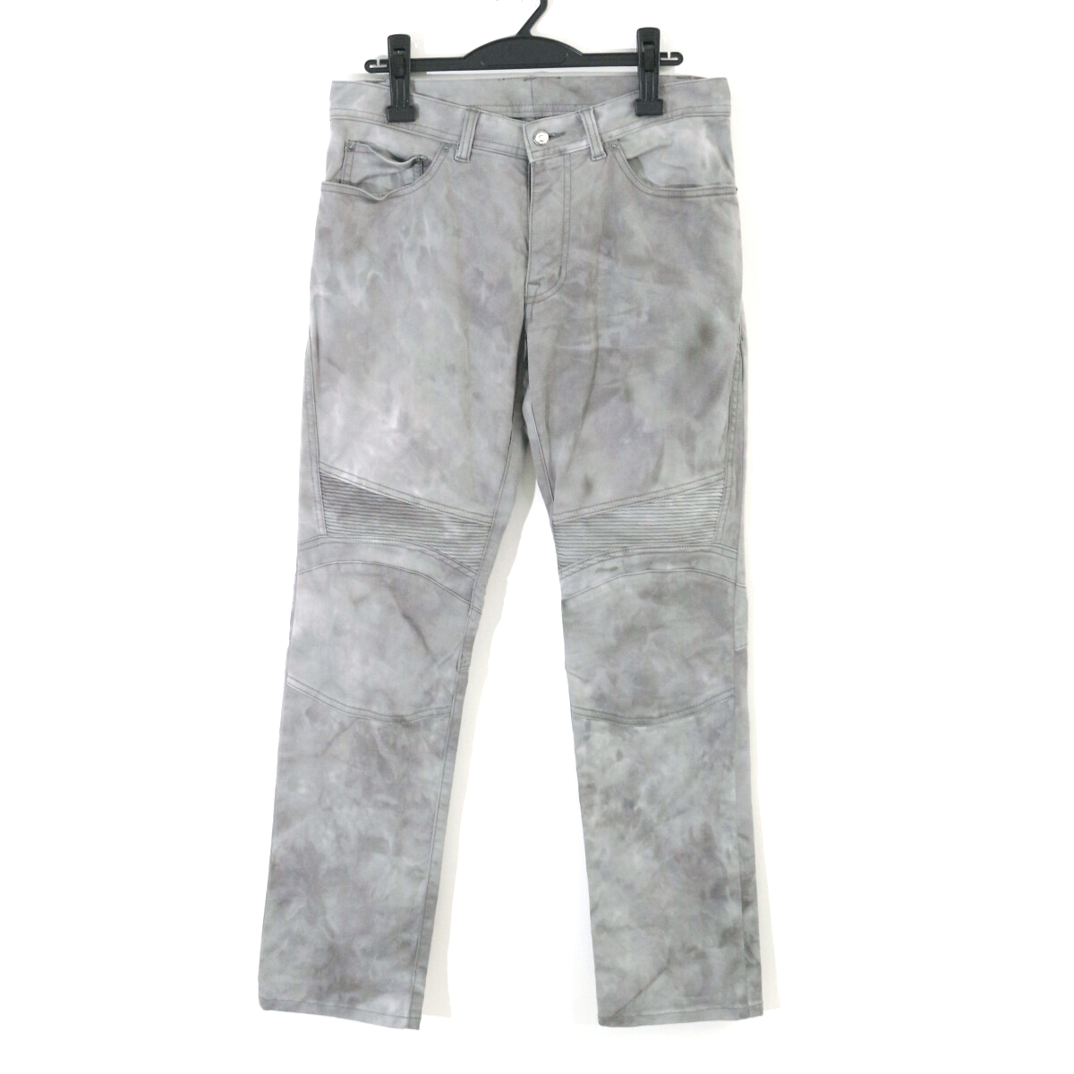 EPOCA UOMO ムラ染めライダースパンツ 46 M1R25-583-06 エポカウォモ
