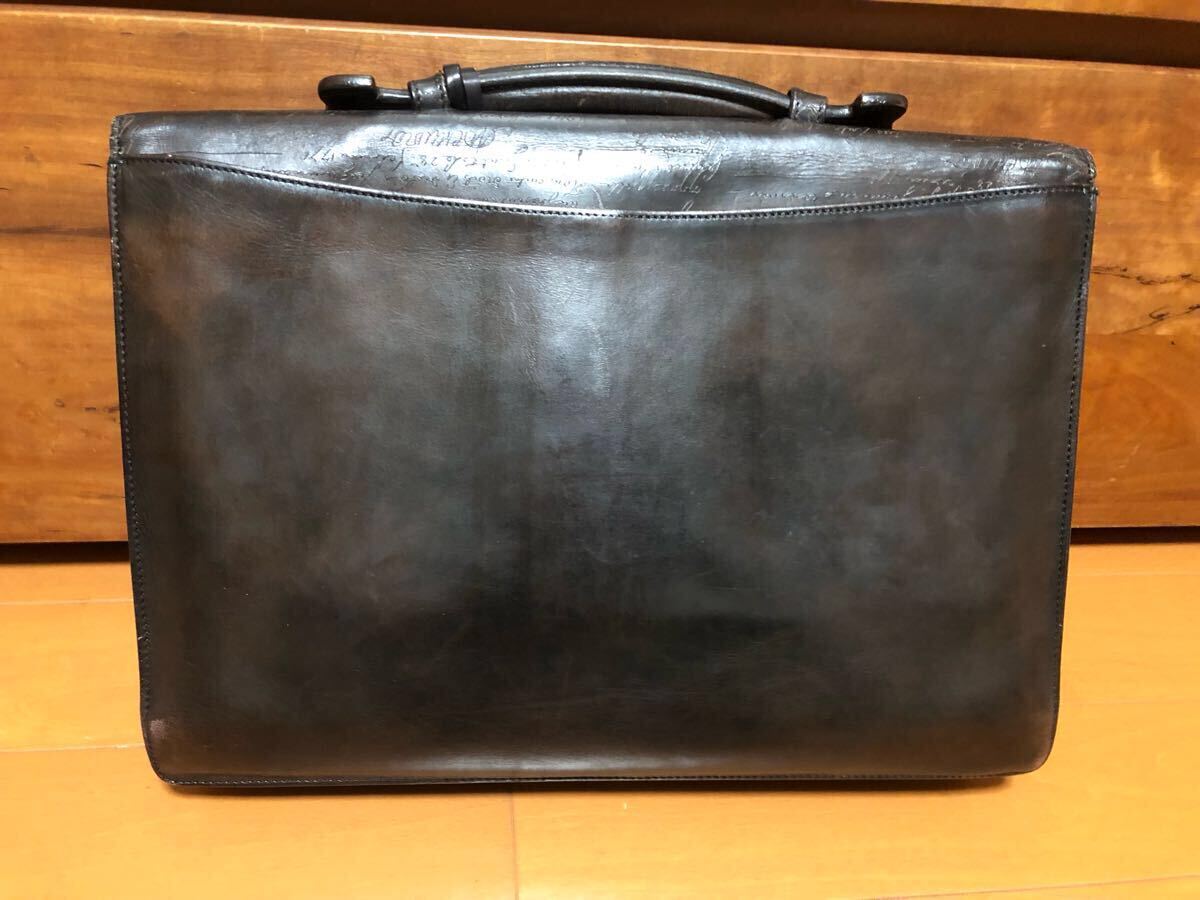 * редкий * снят с производства *BERLUTI Berluti eklitowa- LUKA li graph .- обычная цена 90 десять тысяч oruga период портфель du Jules tu Jules 